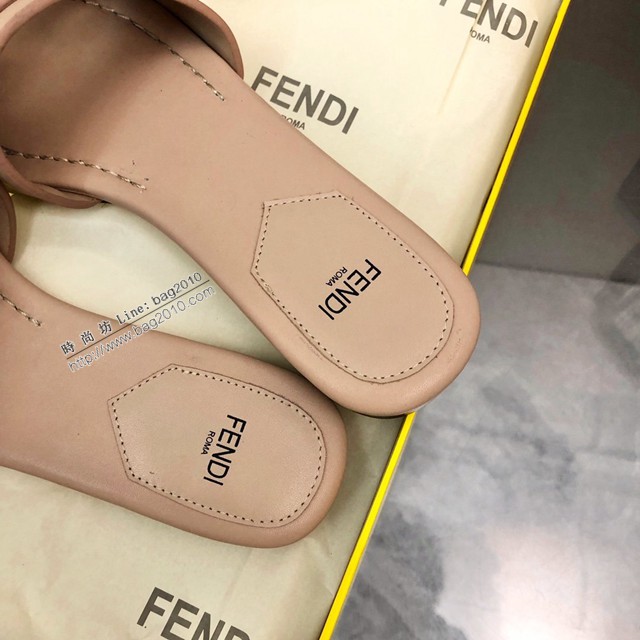Fendi芬迪First鞋 頂級原版貨女士平底拖鞋 dx3253